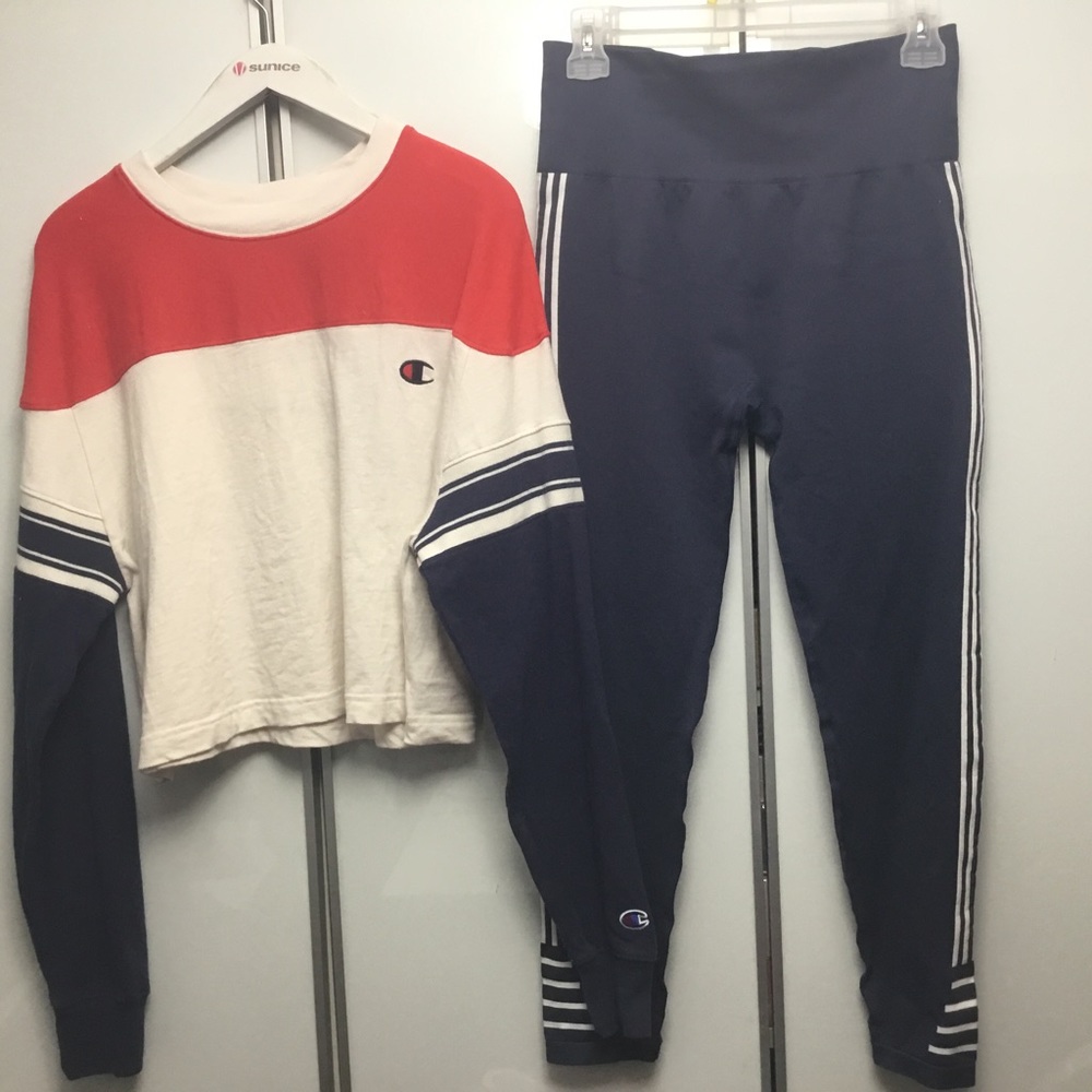 Champion Sweater & Leggings Bundle